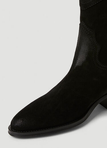 Saint Laurent Lukas 45mm Western Boots Black sla0245166