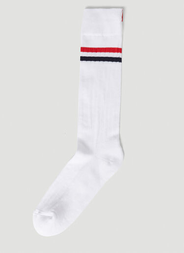 Thom Browne Striped Socks White thb0251002