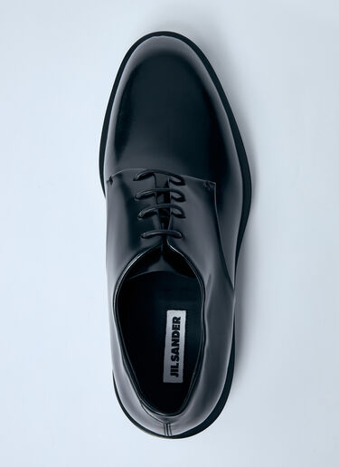 Jil Sander Leather Lace-up Shoes Black jil0159009