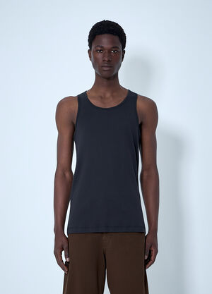 Lemaire Cotton Jersey Tank Top Black lem0164015