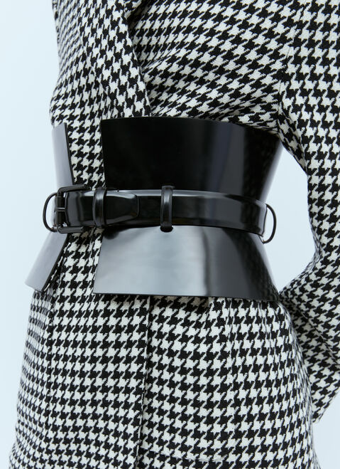 Max Mara Bustier Leather Belt Camel max0254038