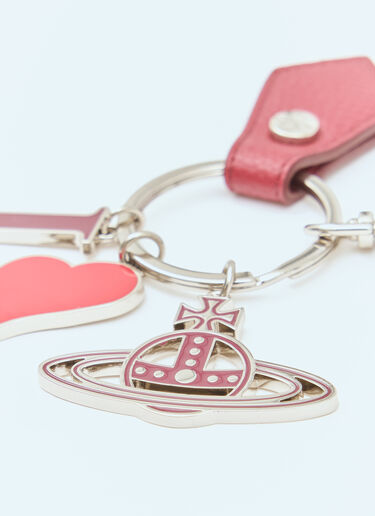 Vivienne Westwood I Love Orb Keyring Red vvw0159022