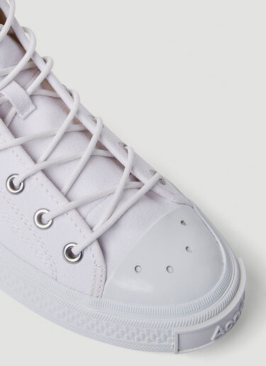 Acne Studios Canvas High Top Sneakers White acn0150025