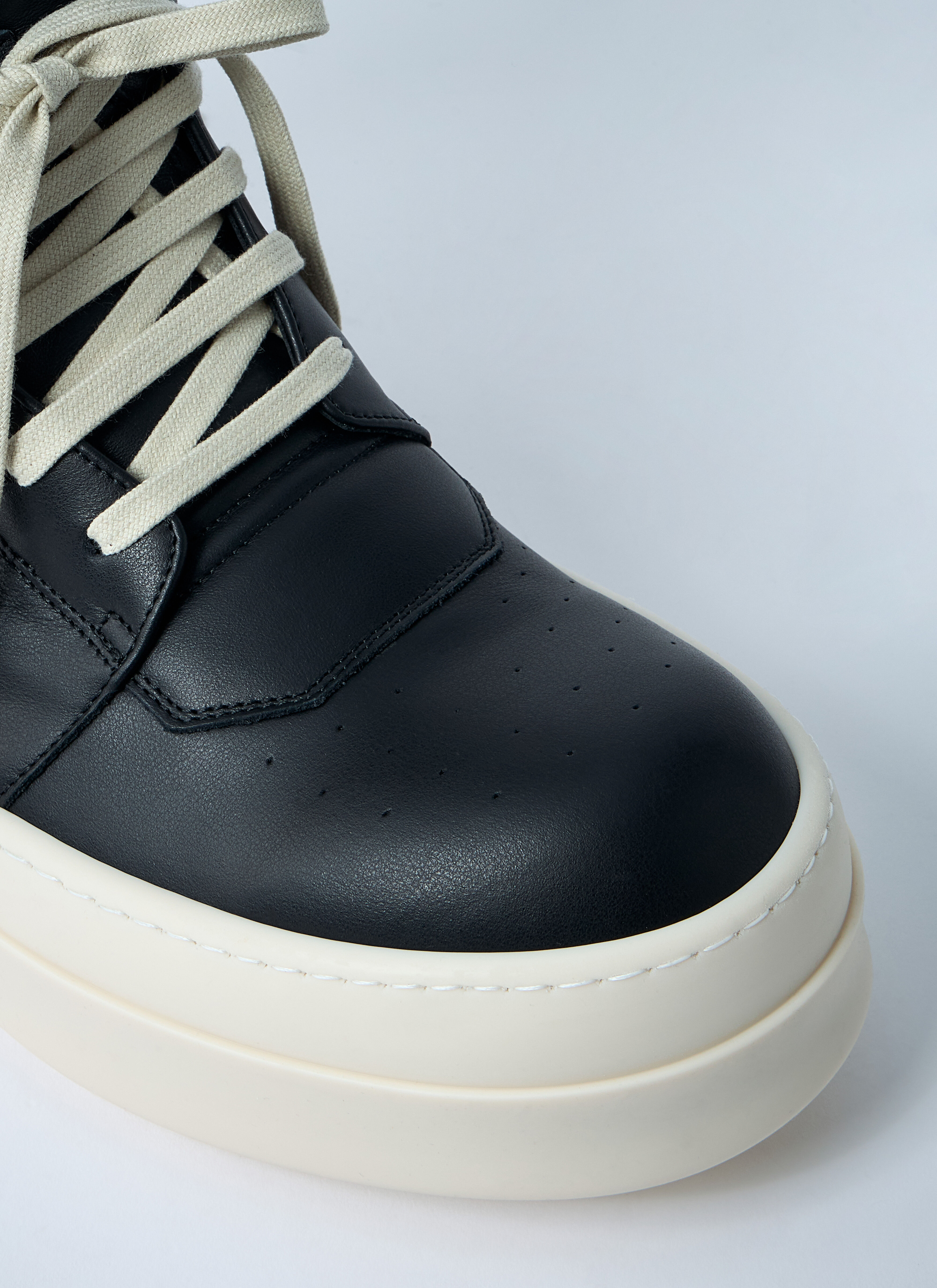 Rick Owens Men's' Mega Bumper Geobasket Sneakers in Black | LN-CC®