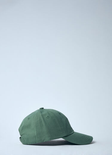 Stone Island Logo Motif Baseball Cap Green sto0160054