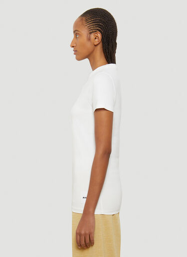 Jil Sander Pack of Three T-Shirts White jil0241005