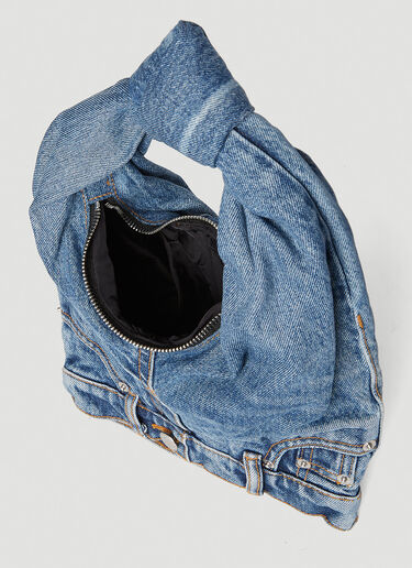 Denim Mini Hobo Shoulder Bag Alexander Wang Denim Mini Hobo Shoulder Bag Blue awg0251048