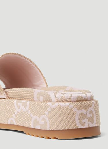 Gucci Jumbo GG Platform Sandals Pink guc0251283