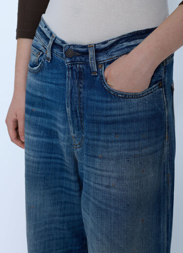 LN-CC® - Acne Studios: Loose Fit 1981 Jeans - Blue Acne Studios Loose Fit 1981 Jeans Blue acn0265056