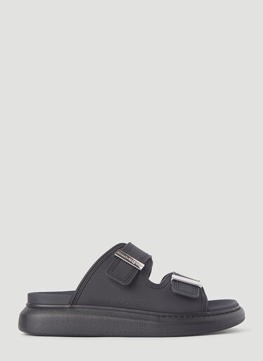 Alexander McQueen Hybrid Rubber Slides Black amq0145075