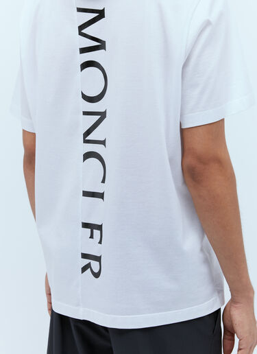 Moncler 徽标贴饰 T 恤 白色 mon0156025