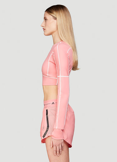 adidas by Stella McCartney 트루스트렝쓰 크롭 탑 핑크 asm0246028