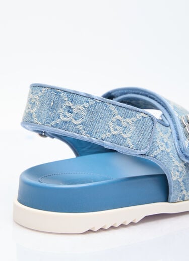GG Denim Sandals Gucci GG Denim Sandals Blue guc0255081