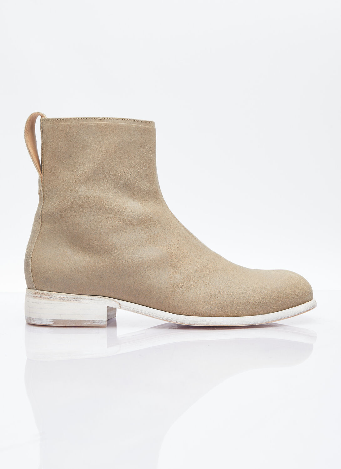 Our Legacy Michaelis Suede Boots In Beige