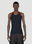 Wales Bonner Groove Tank Top Blue wbn0152001