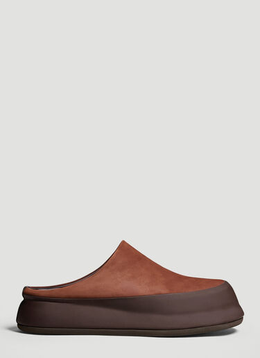 Jacquemus Les Goia Mules Brown jac0151024