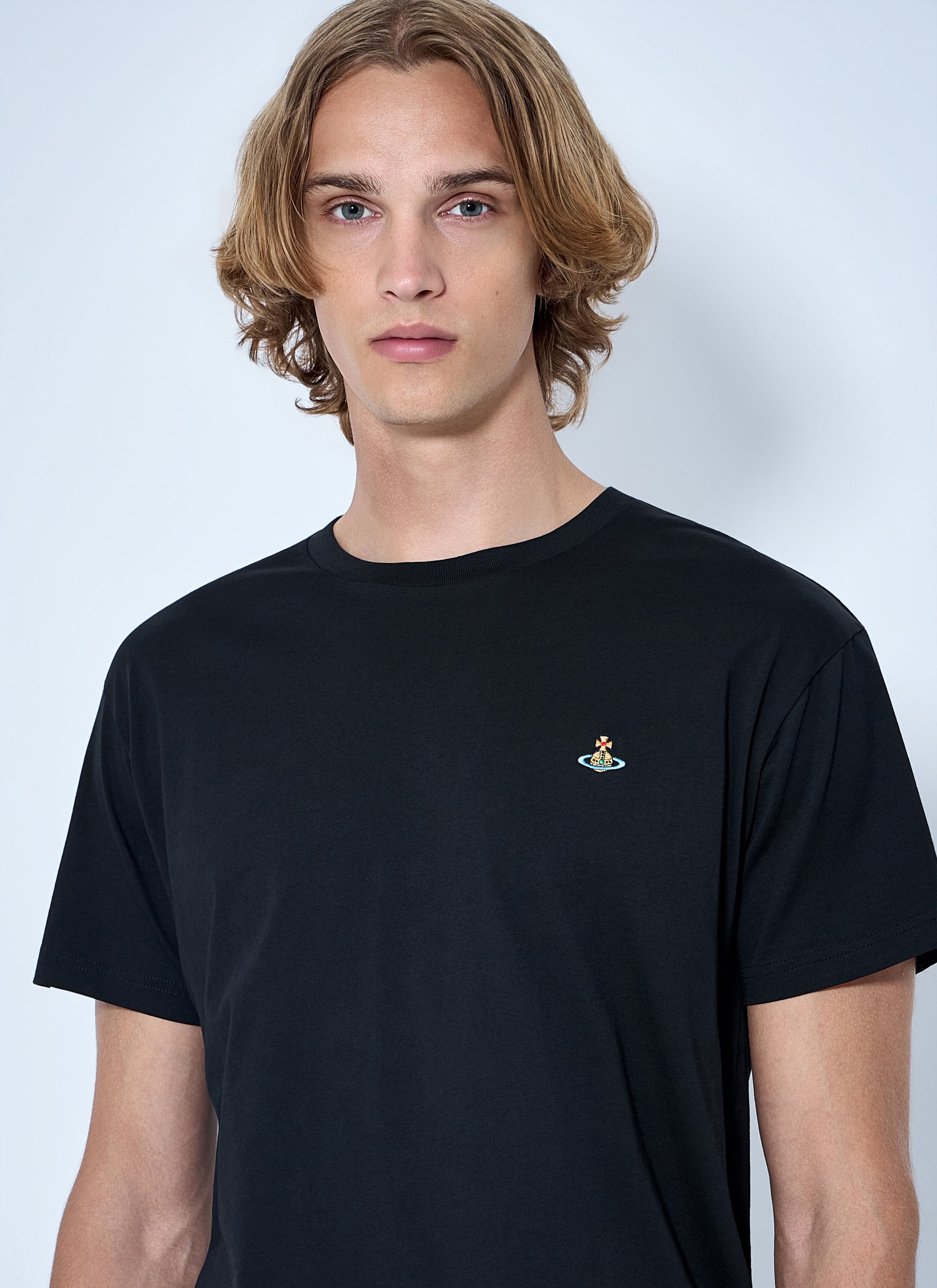 Vivienne Westwood Men's' Orb Classic T-Shirt in Black | LN-CC®