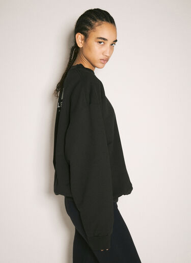 Balenciaga Activewear Crewneck Sweatshirt Black bal0257001