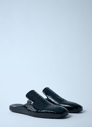 Bottega Veneta Roma Leather Mules Black bov0159015