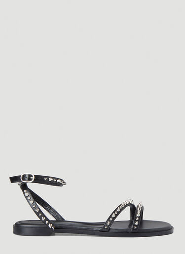 Alexander McQueen Spike Detail Sandals Black amq0248019