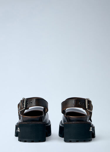 LN-CC® - Balenciaga: Venom Mary Jane Platforms - Brown Balenciaga Venom Mary Jane Platforms Brown bal0265045