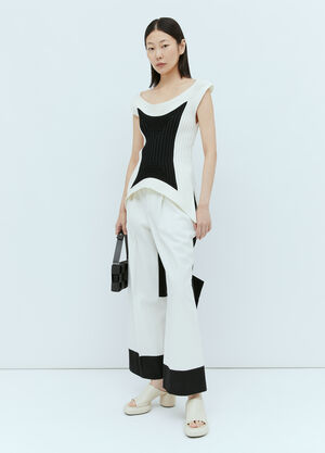 Issey Miyake Contrast Pants Grey ism0259009