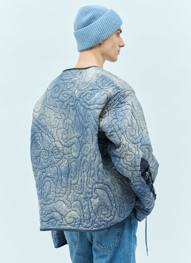 Acne Studios 레이싱 퀼팅 마감 재킷  블루 acn0154008