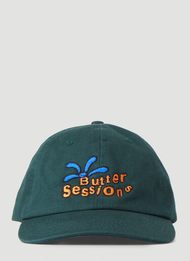 Butter Sessions エンブロイダリーロゴ キャップ グリーン bts0348004