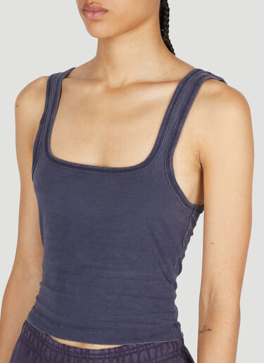 Square Neck Cropped Tank Top Entire Studios Square Neck Cropped Tank Top Navy ent0253018