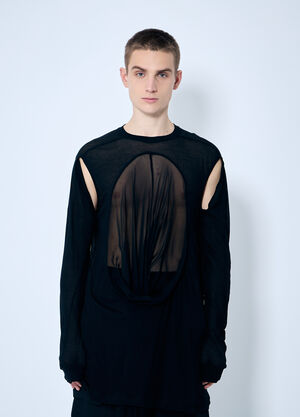 Rick Owens Drain T-Shirt Black ric0160001