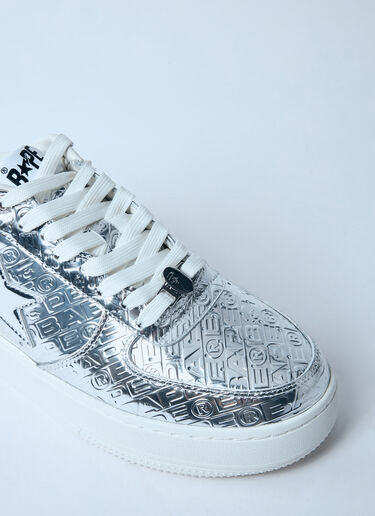 A BATHING APE® Bape Sta #5 Sneakers Silver aba0159002