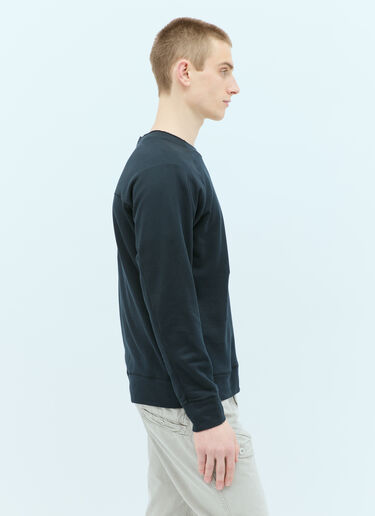 Stone Island 徽标贴饰运动衫 藏蓝色 sto0156002