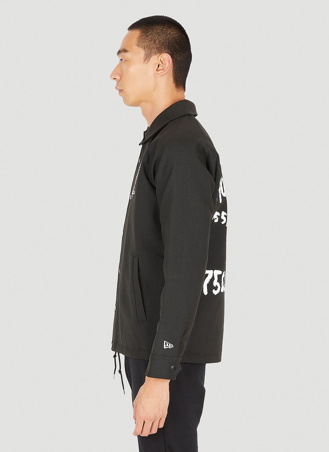 Yohji Yamamoto Men s x New Era Coach Jacket in Black LN CC