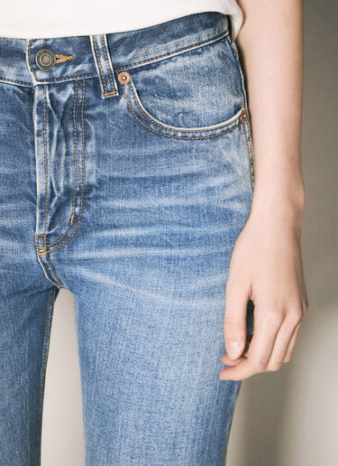 Saint Laurent 90's Slim Jeans Blue sla0258061