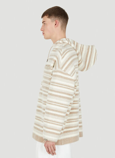Jacquemus 라 마이유 카로주 후드 스웨터 베이지 jac0150005