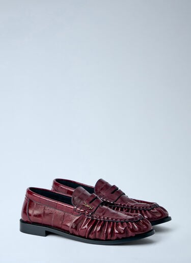Le Loafer Supple Loafers Saint Laurent Le Loafer Supple Loafers Burgundy sla0262025