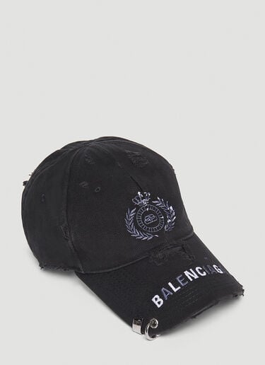 Balenciaga Destroy Piercing Cap Black bal0245101