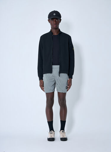 Stone Island Logo Patch Shorts Grey sto0164093