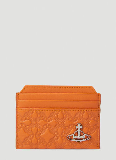 Vivienne Westwood 엠보싱 카드홀더 오렌지 vvw0152034