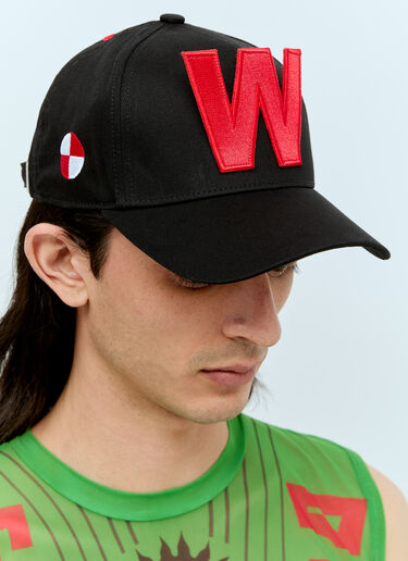 W Baseball Cap Walter Van Beirendonck W Baseball Cap Black wlt0156022