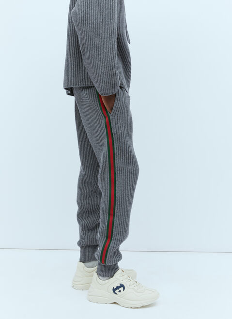 Gucci Wool Cashmere Pants Grey guc0154012
