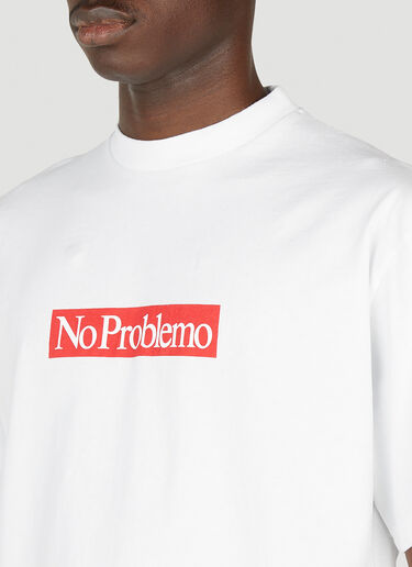 Aries No Problemo Supreme T-Shirt White ari0152002