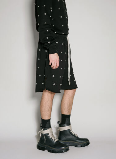 Rick Owens DRKSHDW 스터드 장식 조절끈 쇼츠  블랙 drk0156014
