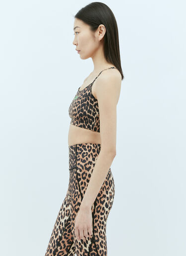 GANNI Active 吊带上衣 棕 gan0255046