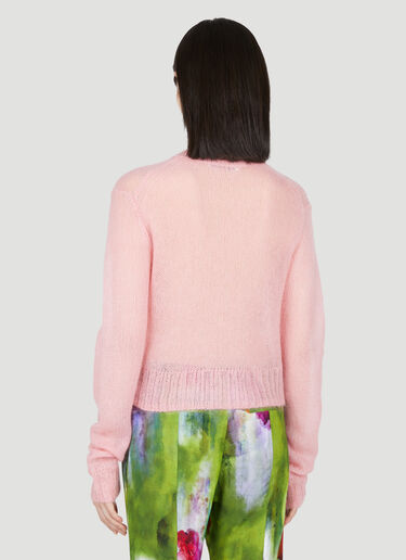 Acne Studios Mohair Knit Sweater Pink acn0254012