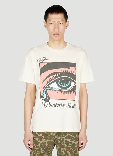 Dead Batteries T-Shirt Gallery Dept. Dead Batteries T-Shirt White gdp0150026