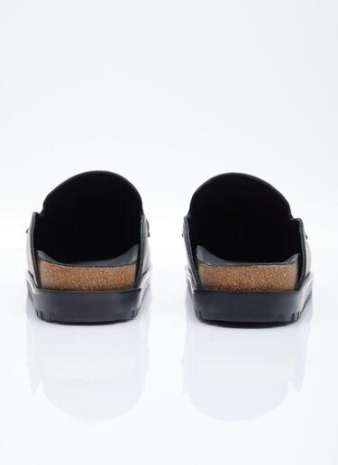 Versace 美杜莎皮革穆勒鞋 黑色 ver0153024