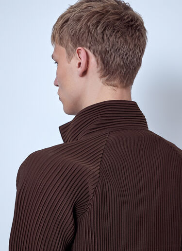 Homme Plissé Issey Miyake Tailored Pleats 1 Jacket Brown hmp0166021