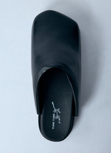 Yume Yume Truck Leather Mules Black yum0357003