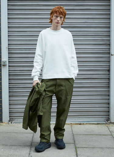 Massimo Osti Studio Logo Sweatshirt White mao0158037